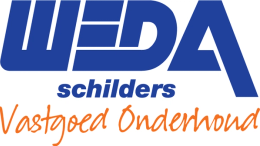 Weda schilders logo