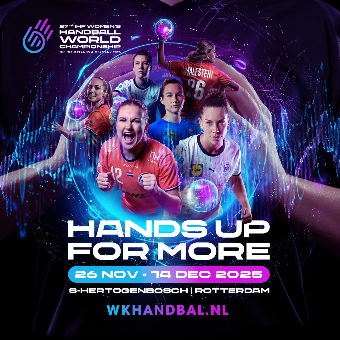 Poster WK handbal vrouwen 2025