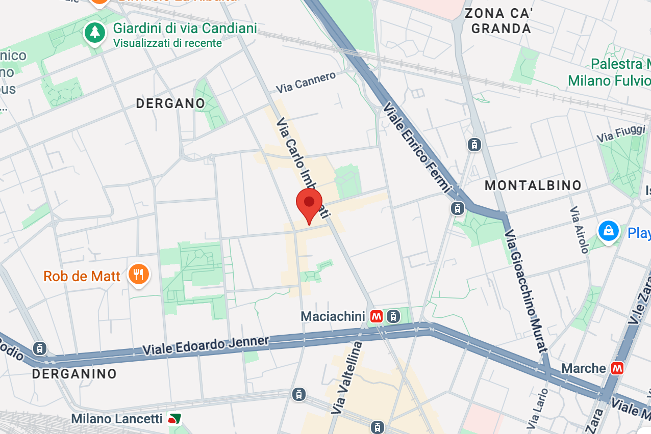 Mappa: Brisas del Perú in via Monte San Genesio 6, vicino alla M3 Maciachini