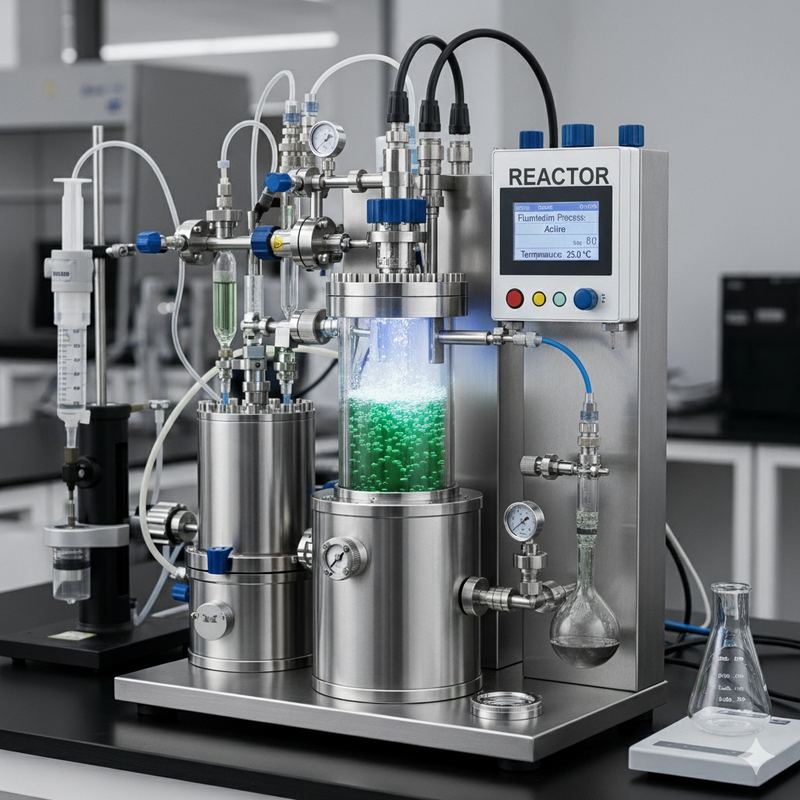 Cover photo for Case Study: Overcoming Fluorination Challenges with Sravathi Flow Reactors