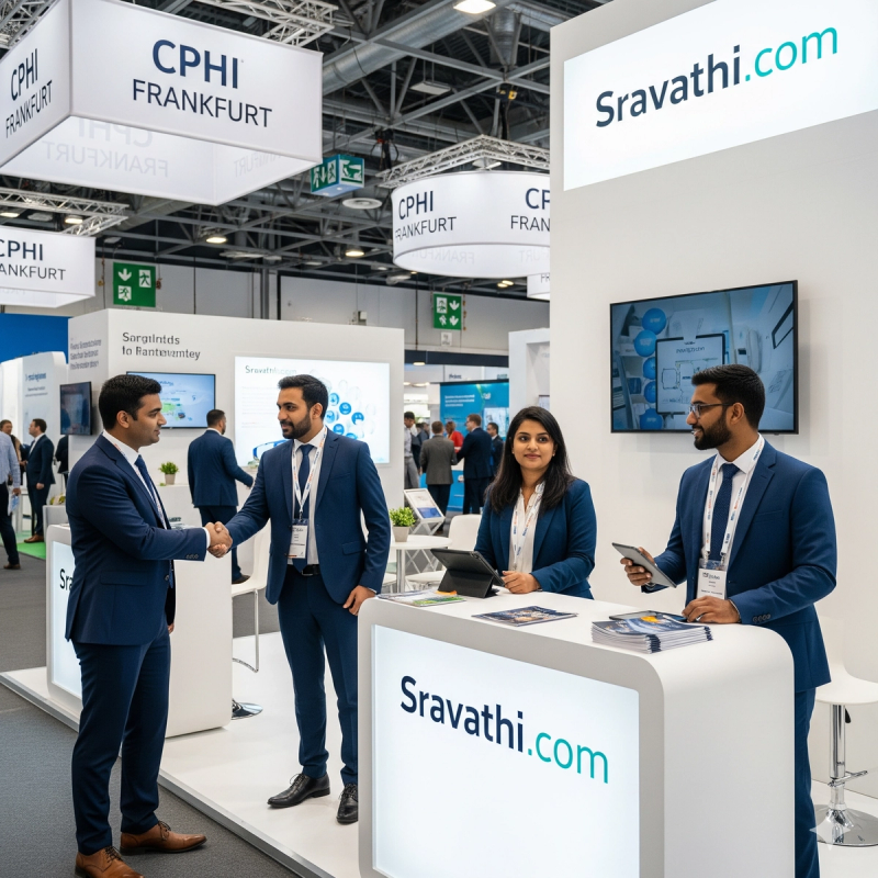 Cover photo for Meet the Sravathi Team at CPHI Frankfurt