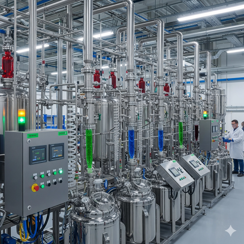 Cover photo for Case Study : Safe and Efficient Cyanation with Sravathi Flow Reactors