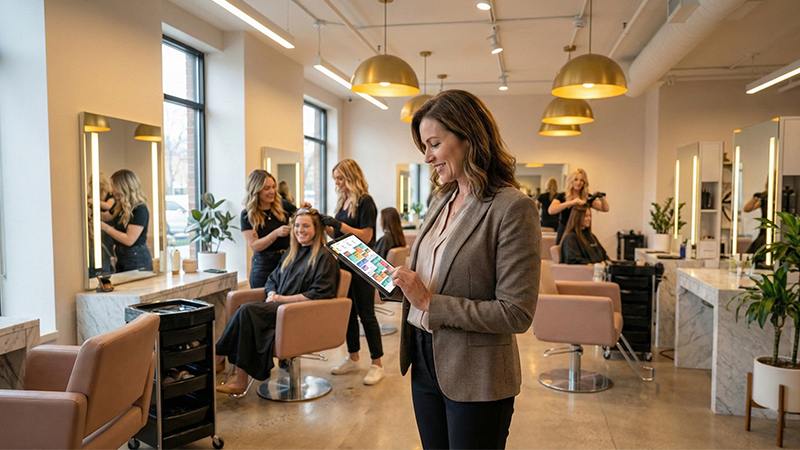 Happy Business Owner