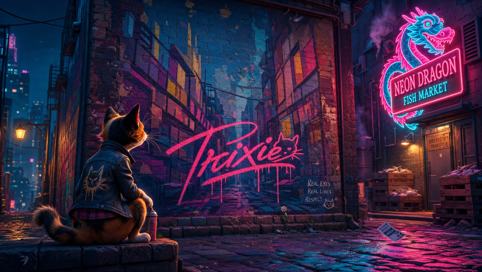 The Walls Have Eyes: Trixie's Graffiti Gallery