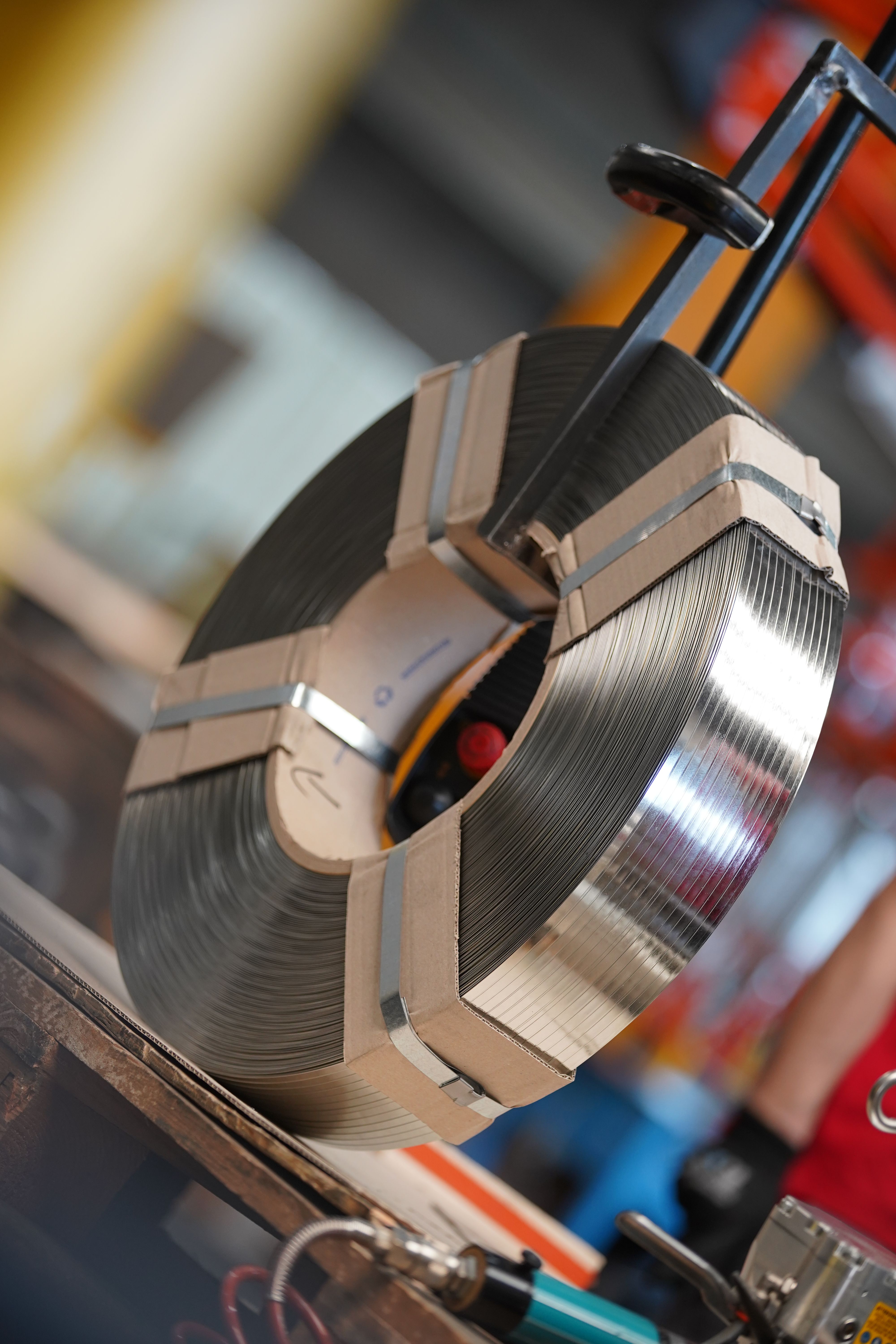 nastri acciaio matassati