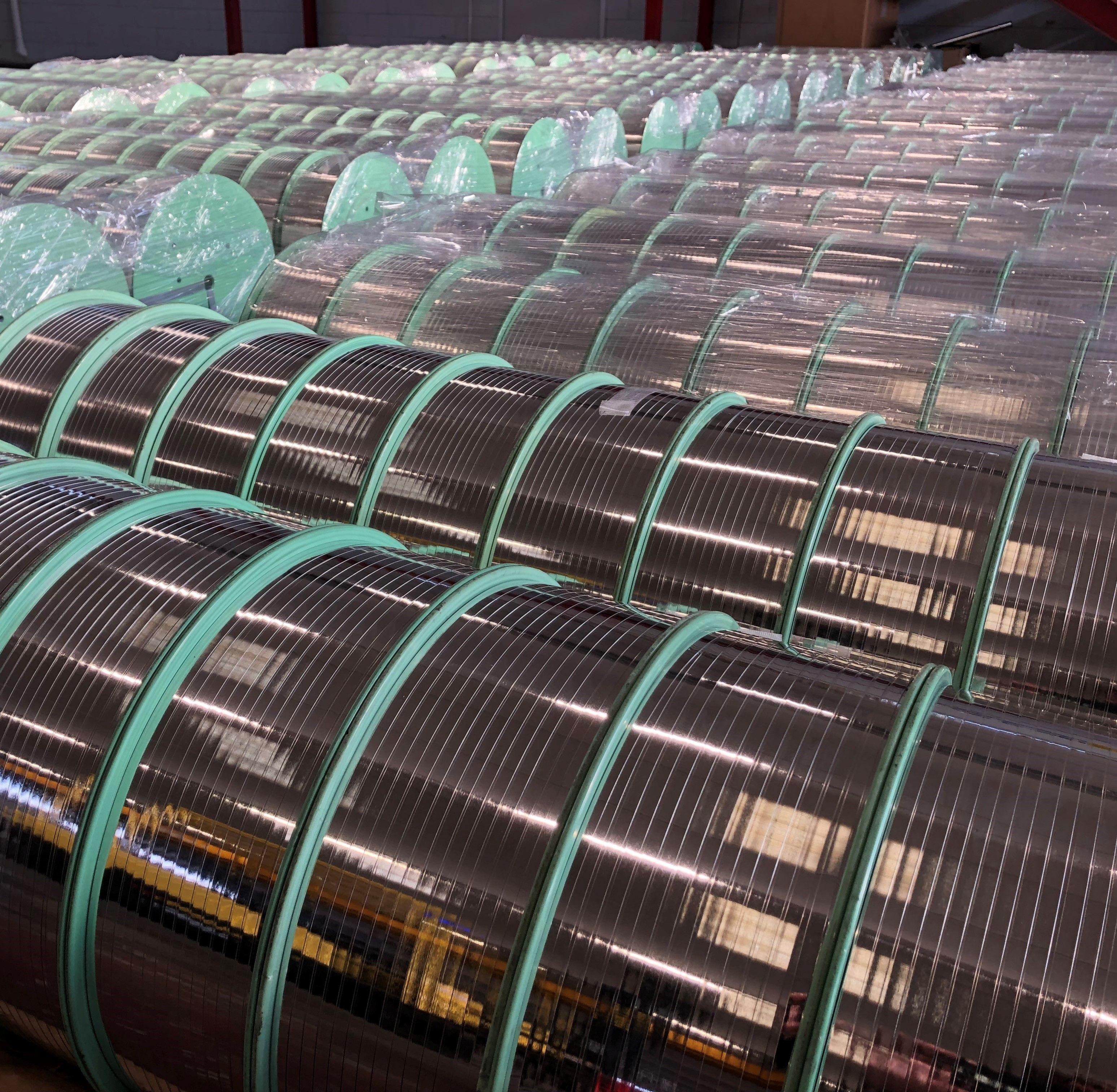 nastri acciaio matassati