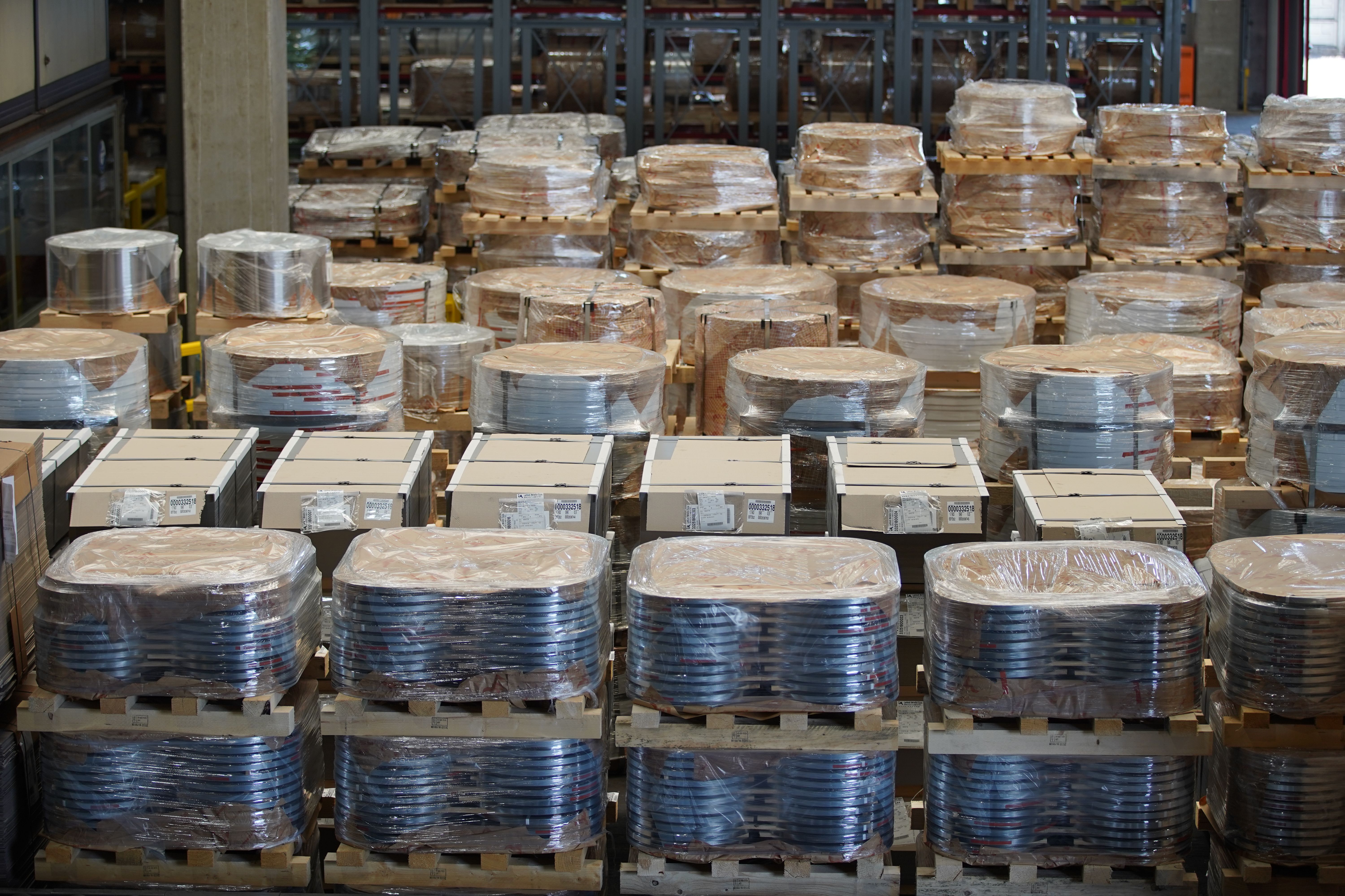 laminati metallici steel strips