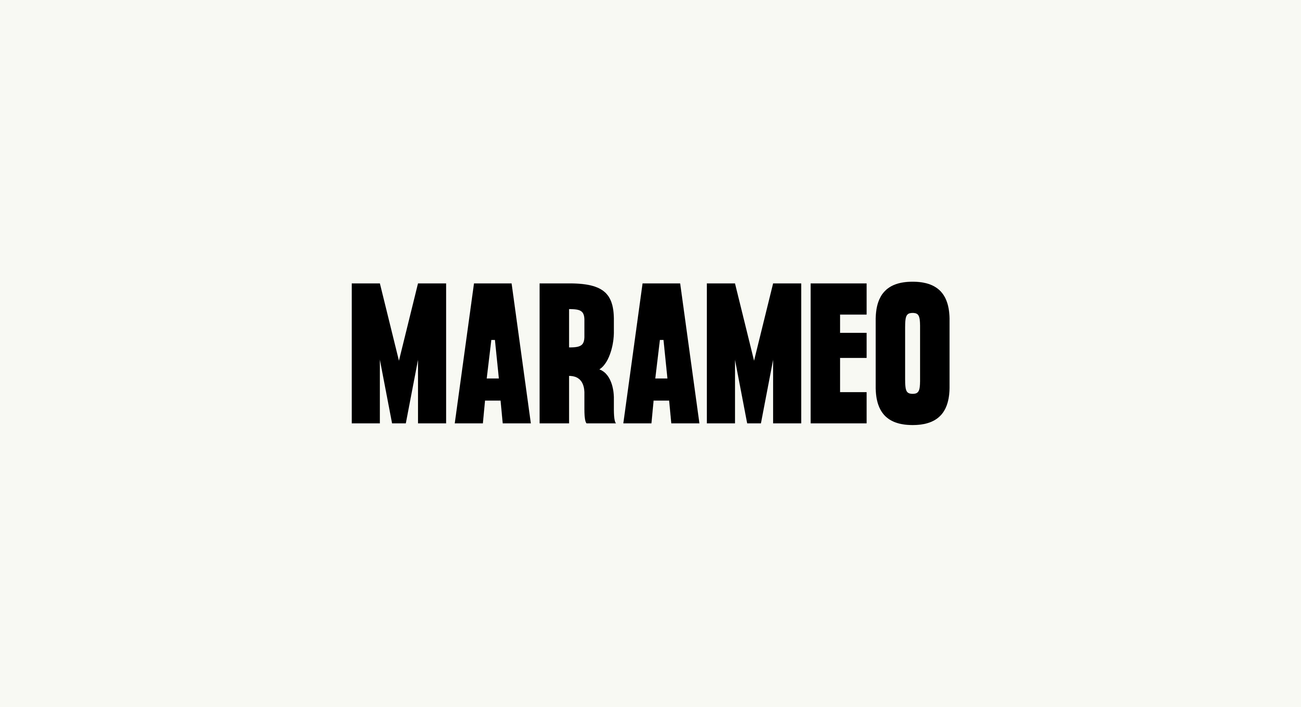 Marameo brand, website, socials and print by After Hours Studio