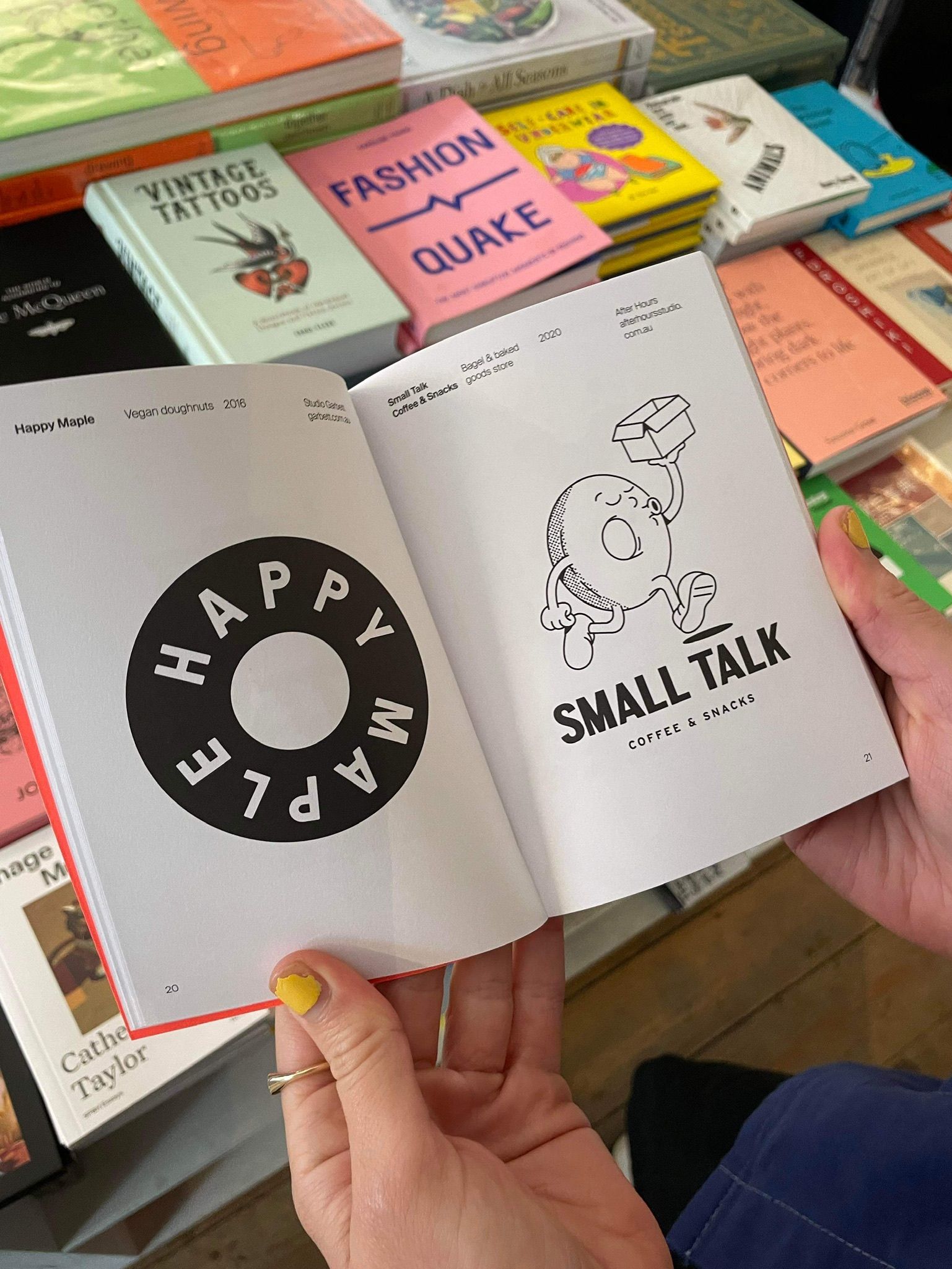 Image of Small Talk Coffee and Snacks featured in CounterPrint book