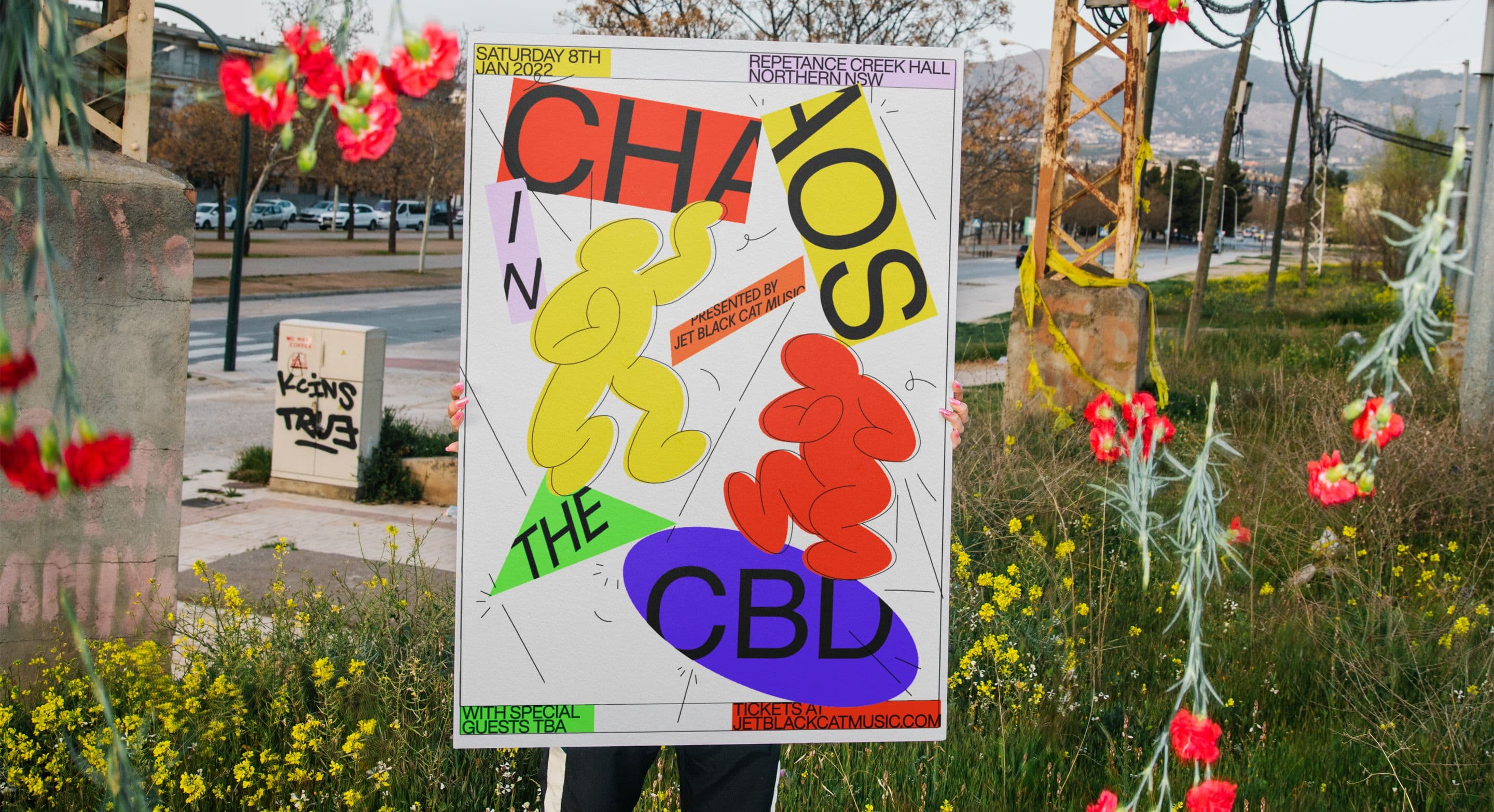 Chaos in the CBD Music Poster Design by After Hours Studio