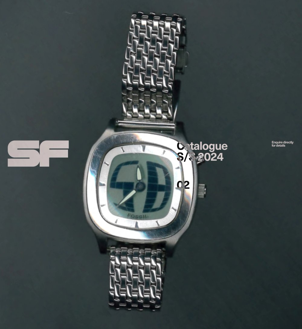 Scanned vintage watch with SF catalogue type