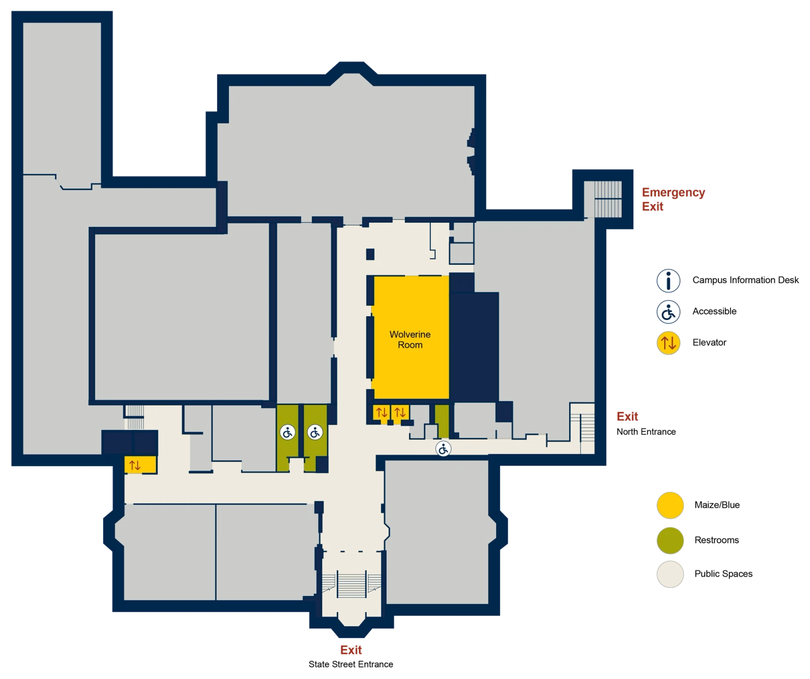 third floor of michigan union