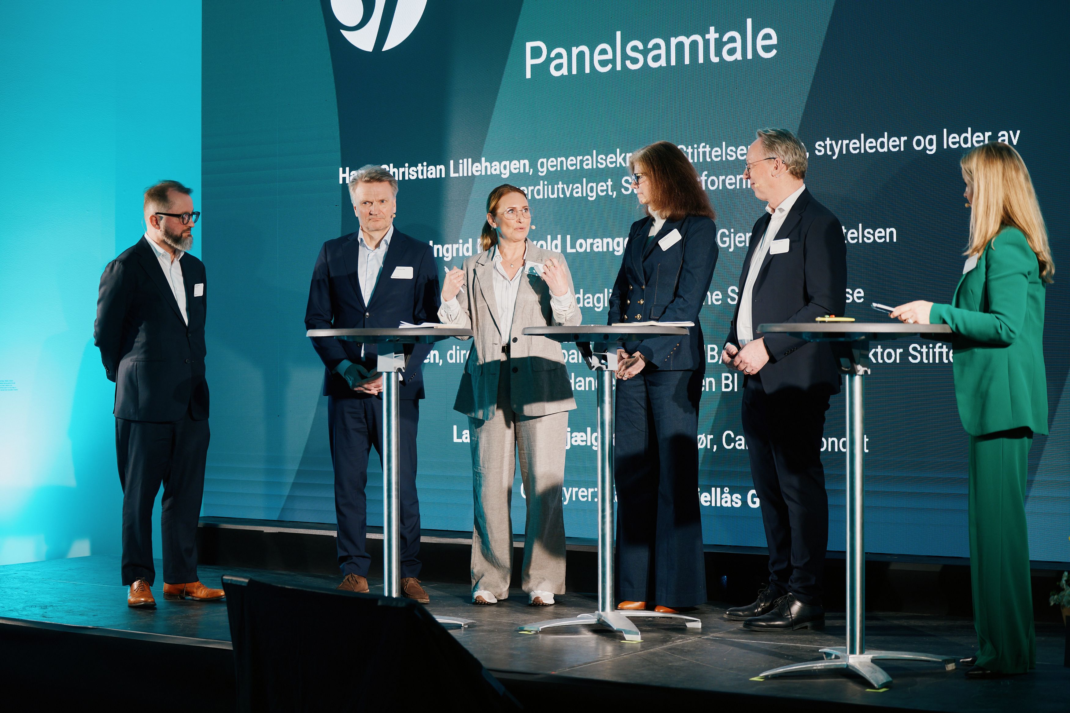 panelsamtale fra scene