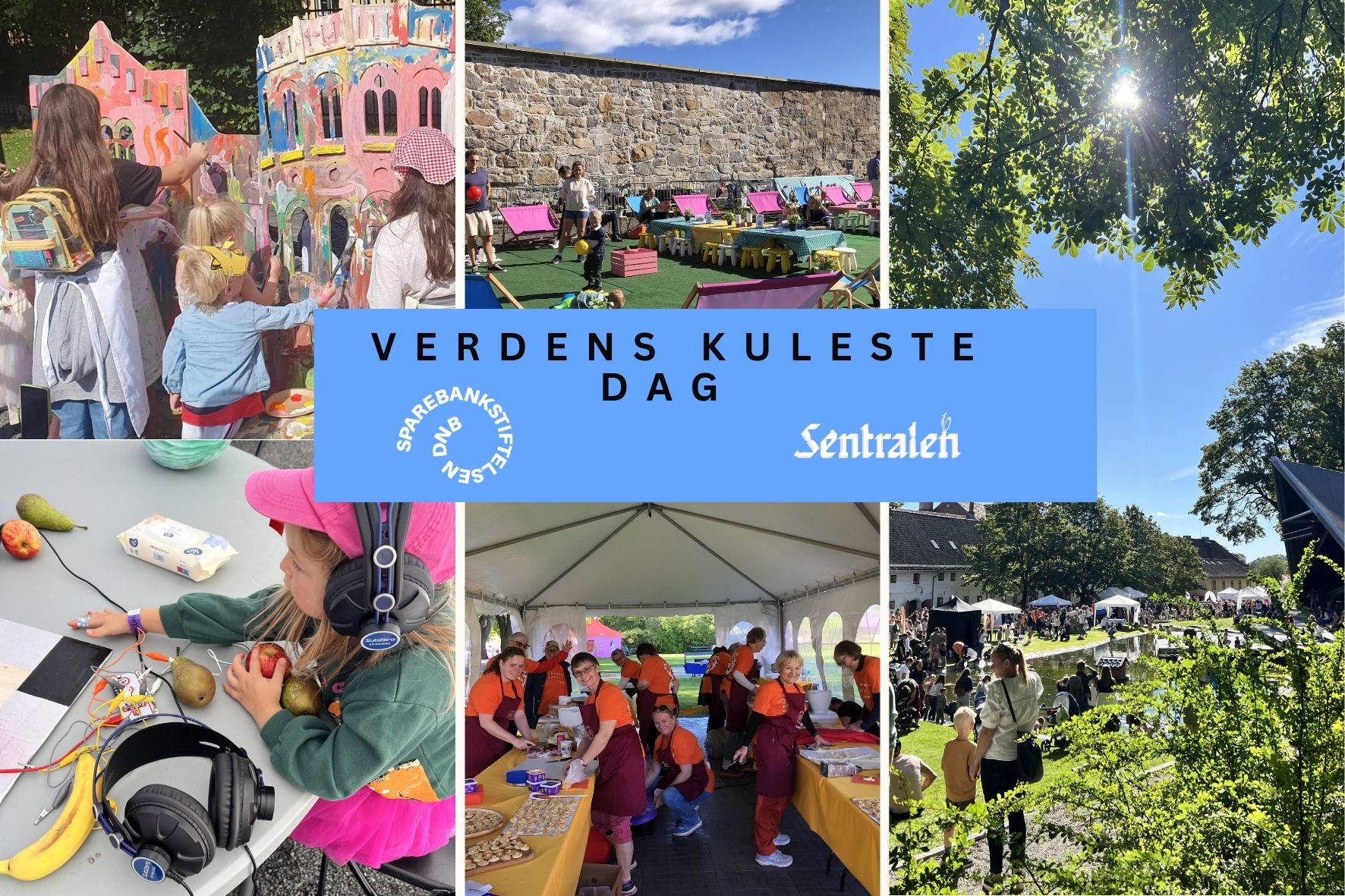 barn på utendørs forestilling og aktiviteter