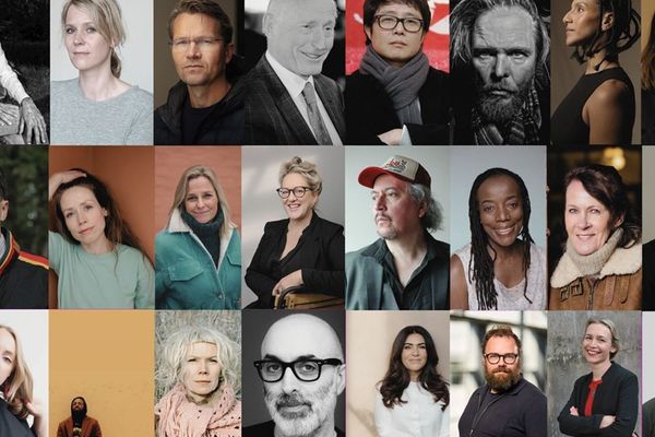 mange portretter av kvinner og menn (forfattere)