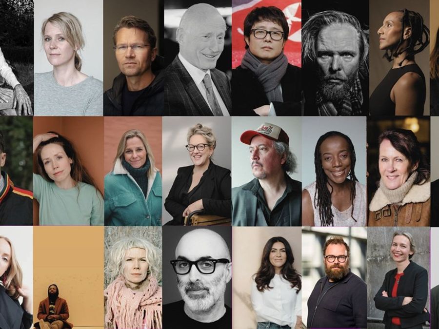 mange portretter av kvinner og menn (forfattere)