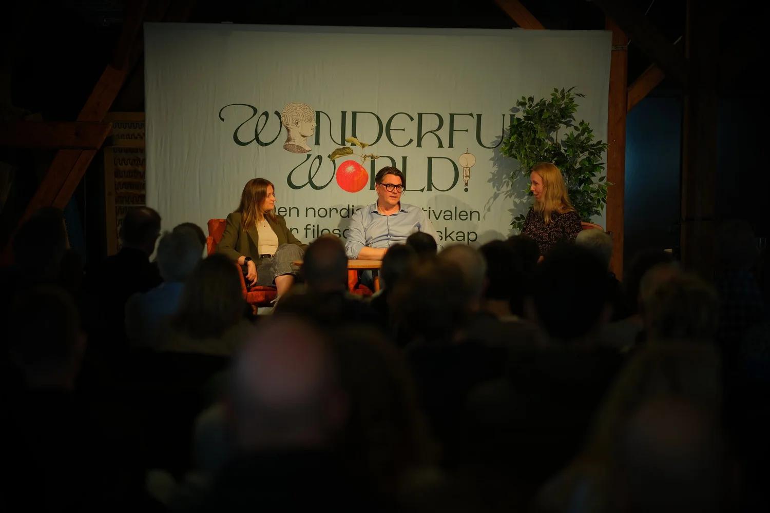 mennesker på festivalscene