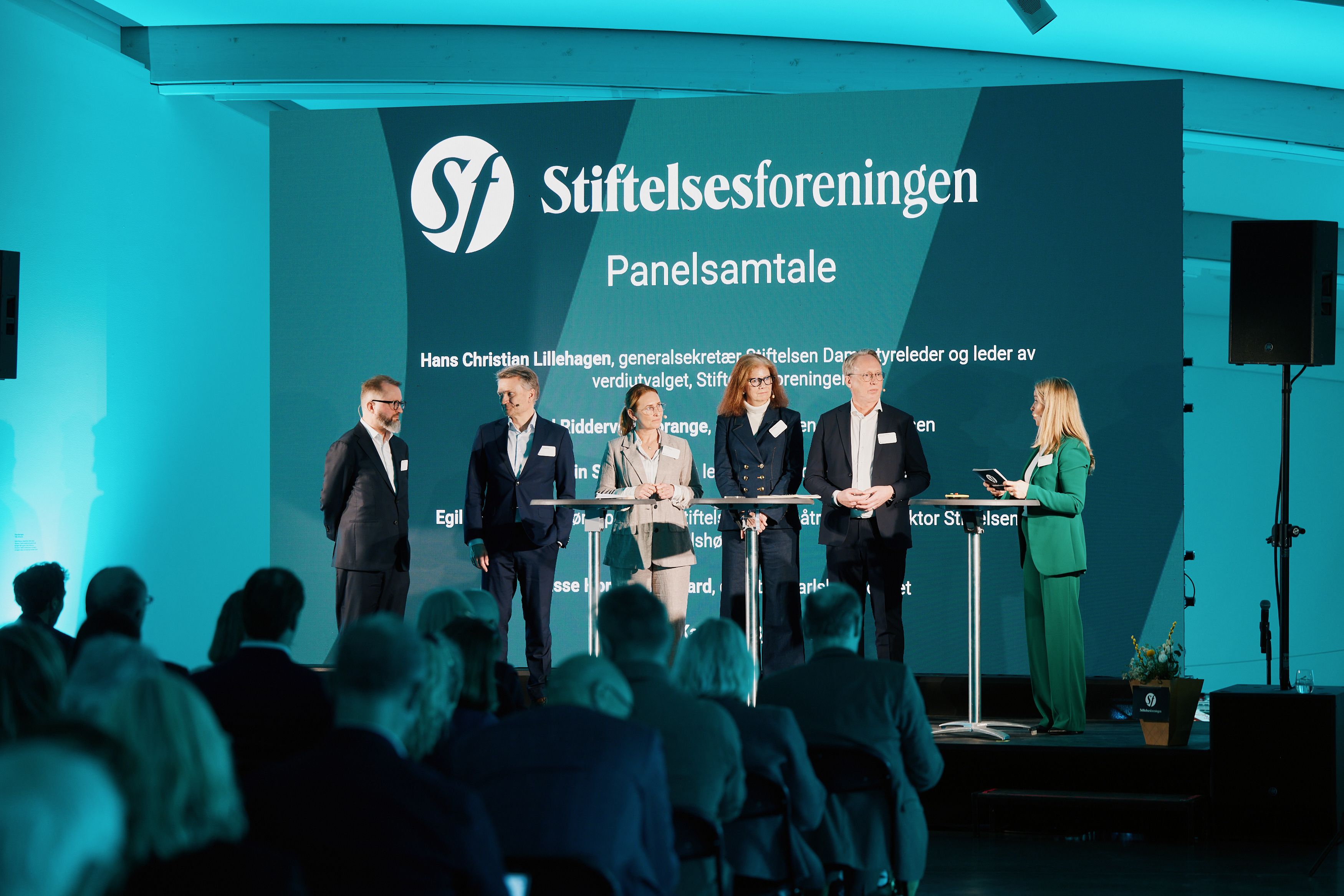 panelsamtale fra scene