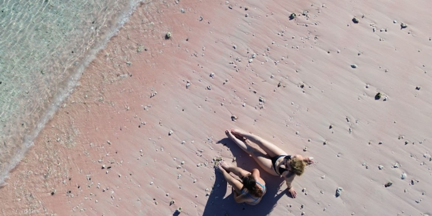 Pink Beach and the Three Long Beaches Near Padar Island