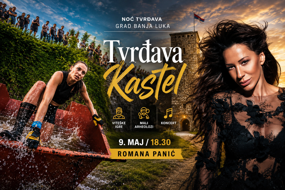 Sjajni događaji za vikend na tvrđavi Kastel u Banjaluci: “4Falcons” trka, koncert Romane Panić...