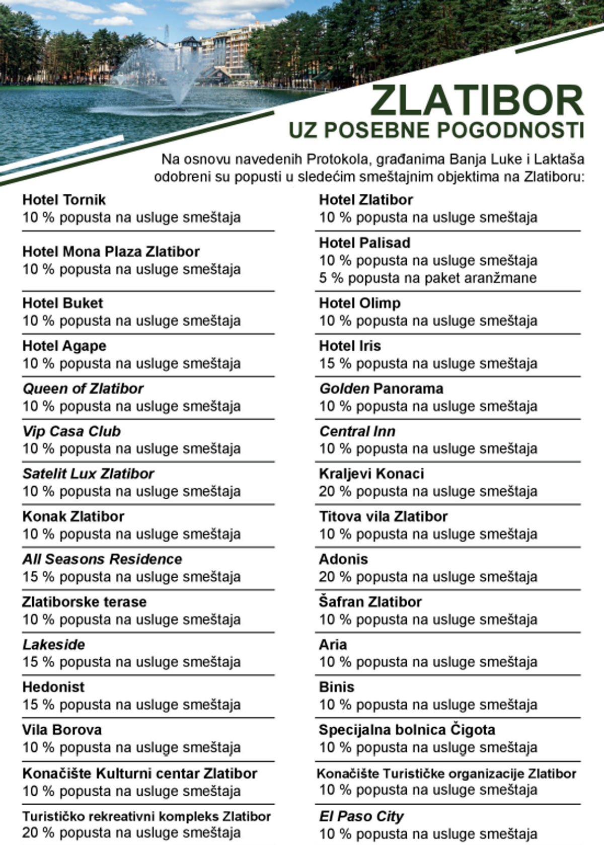 Zlatibor smještaj