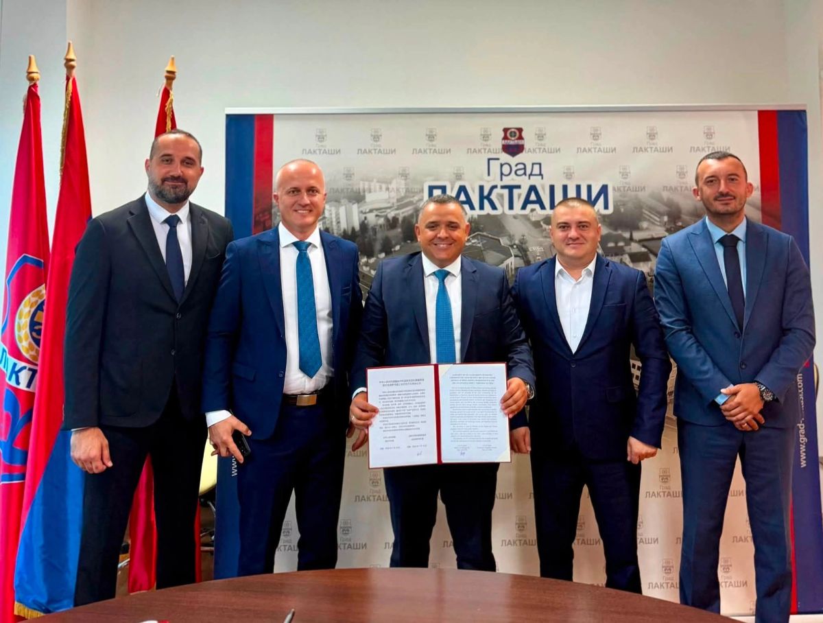 Laktaši i kineski Jantai ozvaničili prijateljske odnose: Potpisan Sporazum o saradnji