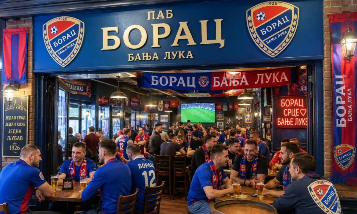 Kantina za sve Borčevce: U Banjaluci niče Crveno-plavi pab