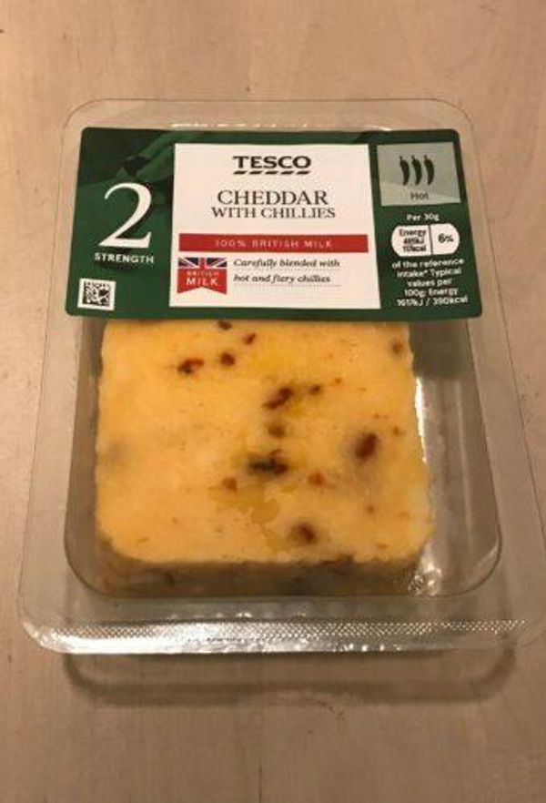 Cheddar with Chillies (Tesco)