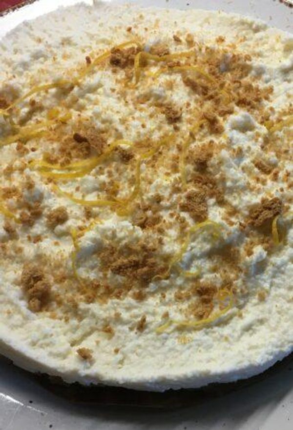 Lemon, Ginger and Coconut Cheesecake