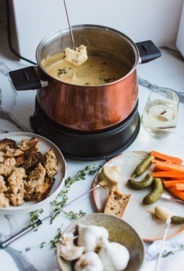 Welsh Fondue (Caerphilly Cheese)