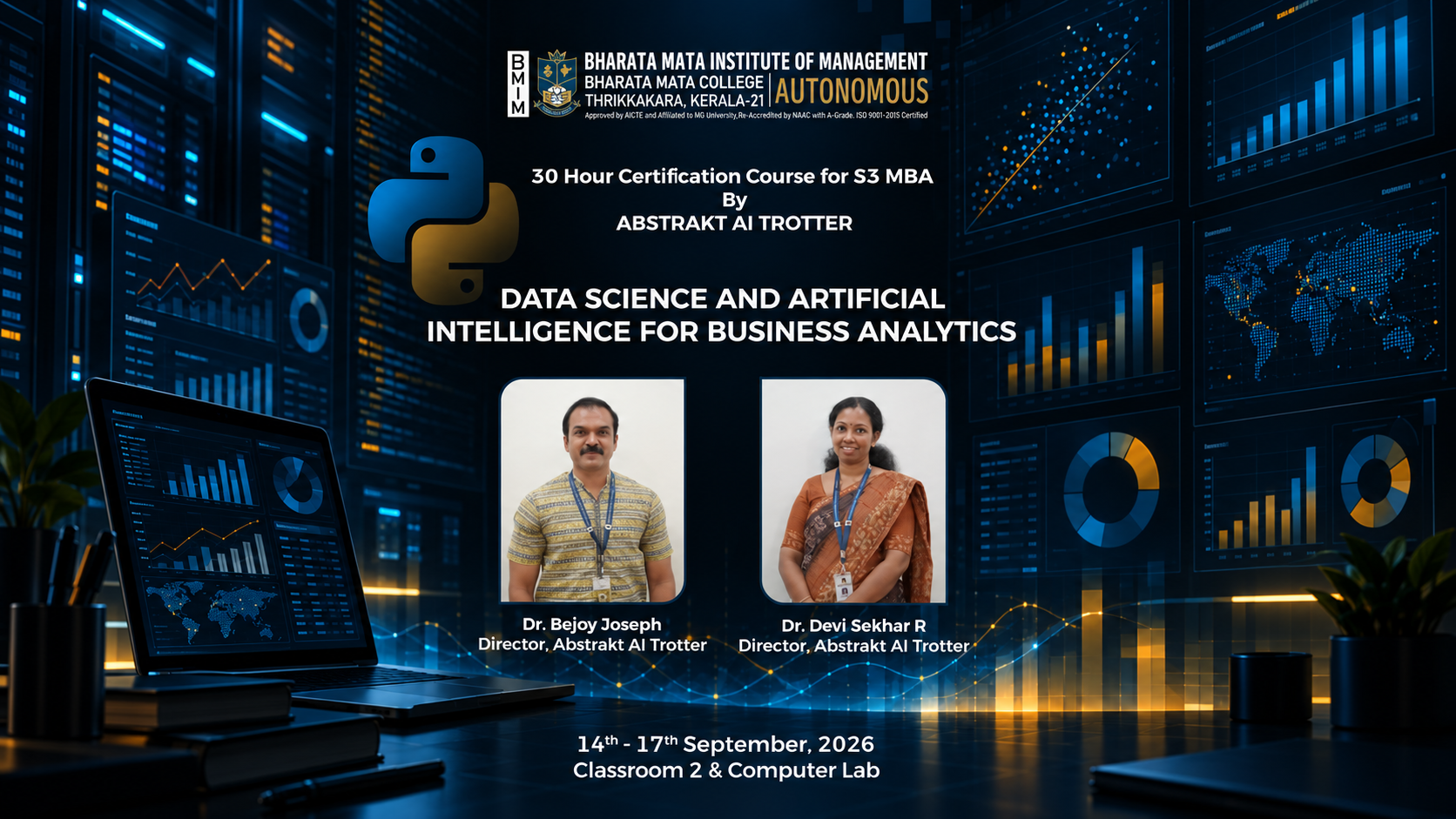 Empowering Future Business Leaders: Data Science & AI Certification at Bharata Mata Institute of Management