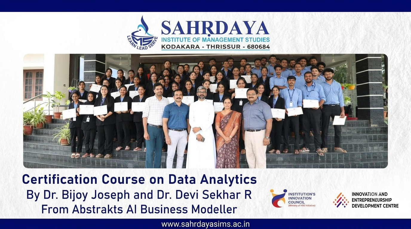 Empowering Future Managers: Certification Course on Data Analytics at SIMS