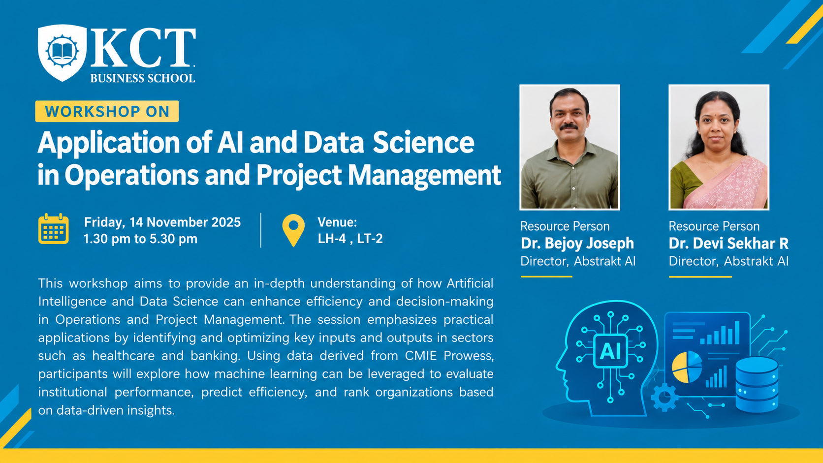Optimizing Operations through Intelligence: A Recap of the Workshop on AI & Data Science in Project Management