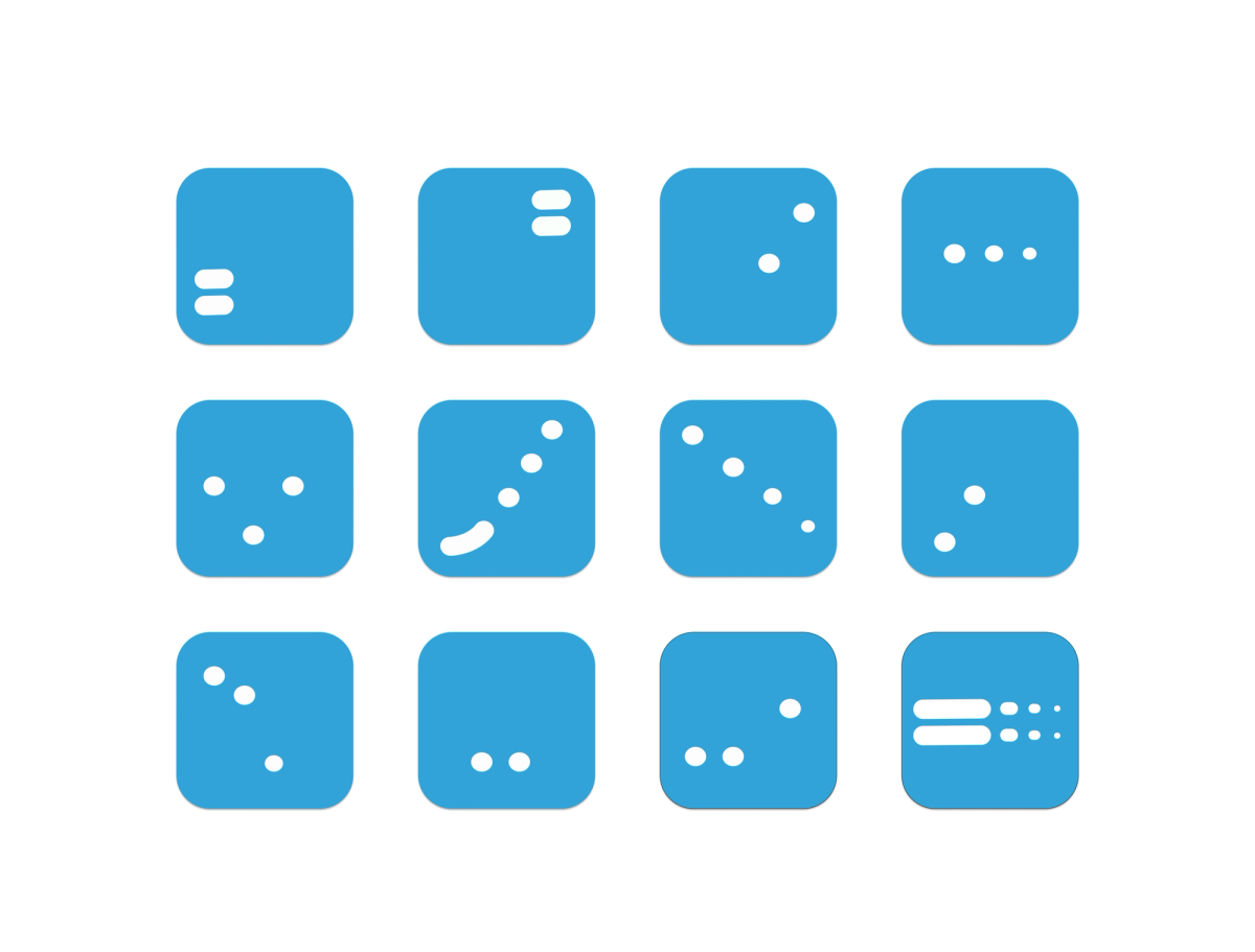 A visualisation of soundbricks family UI UX language 