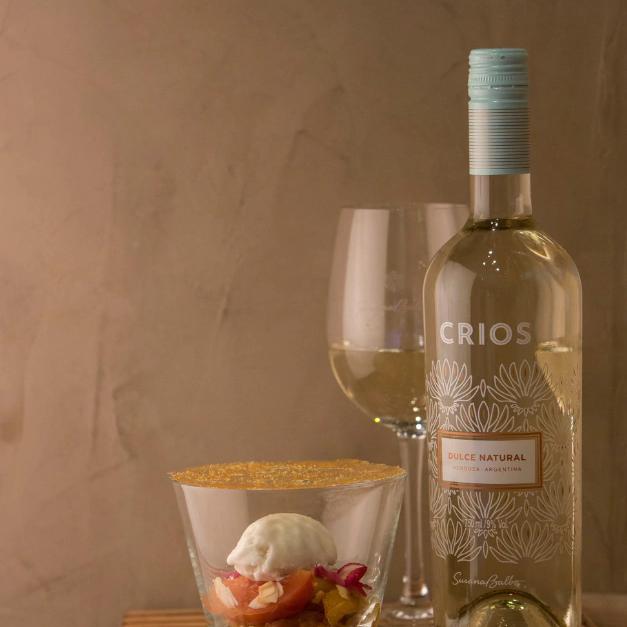 Botella procesada especialmente para la bodega Susana Barbo
