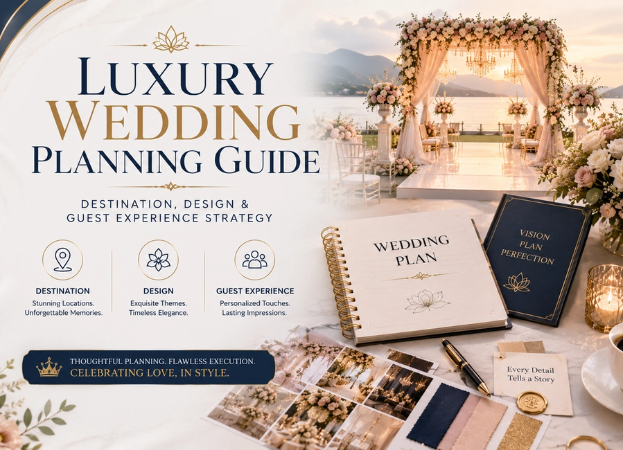 Luxury Wedding Planning Guide: Destination, Design & Guest Experience Strategy
