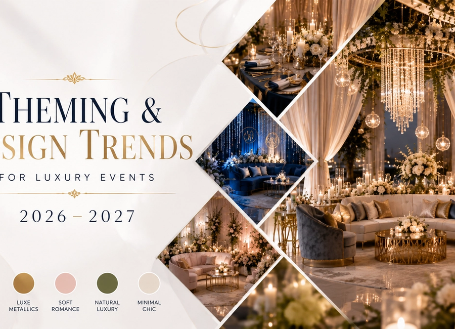 Theming & Design Trends for Luxury Events 2026–2027