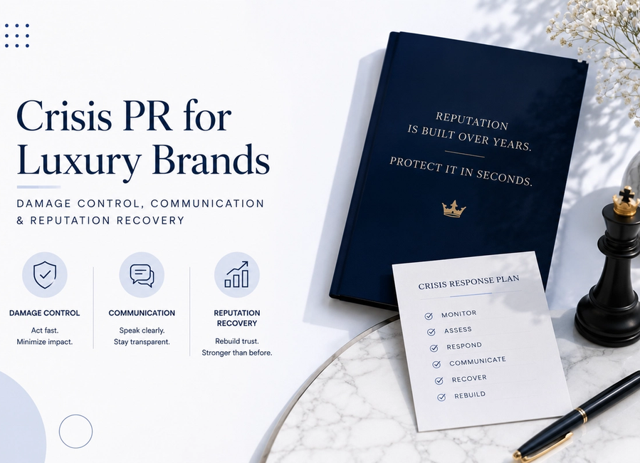 Crisis PR for Luxury Brands: Damage Control, Communication & Reputation Recovery