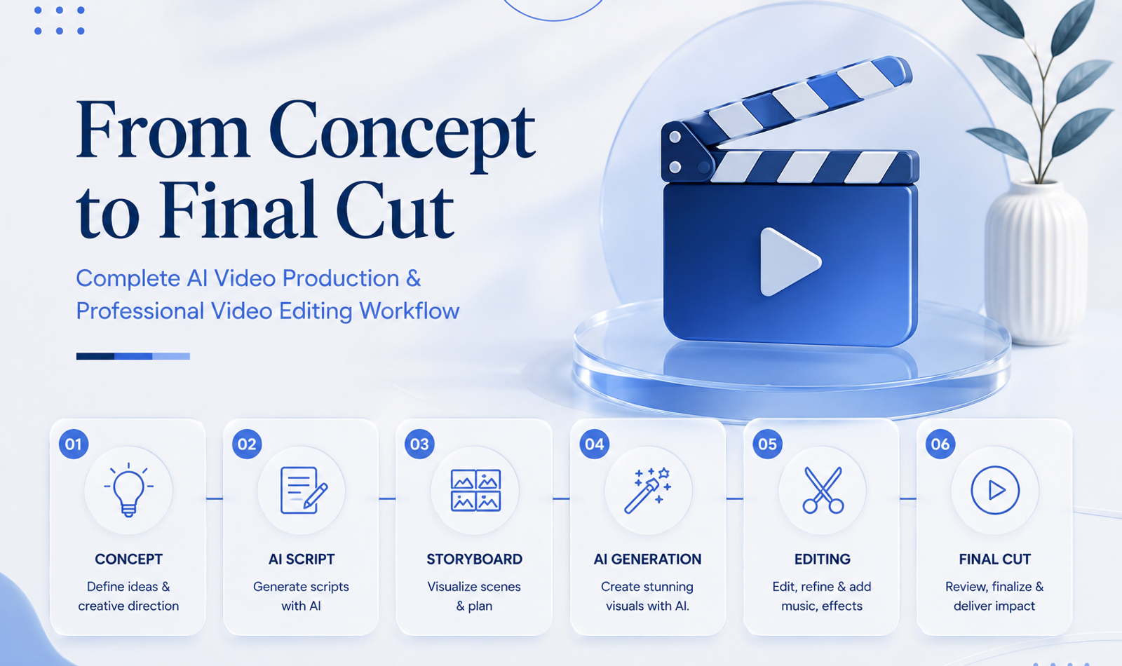 From Concept to Final Cut: Complete AI Video Production & Professional Video Editing Workflow