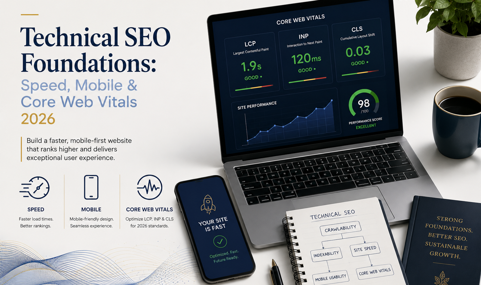 Technical SEO Foundations: Speed, Mobile & Core Web Vitals 2026