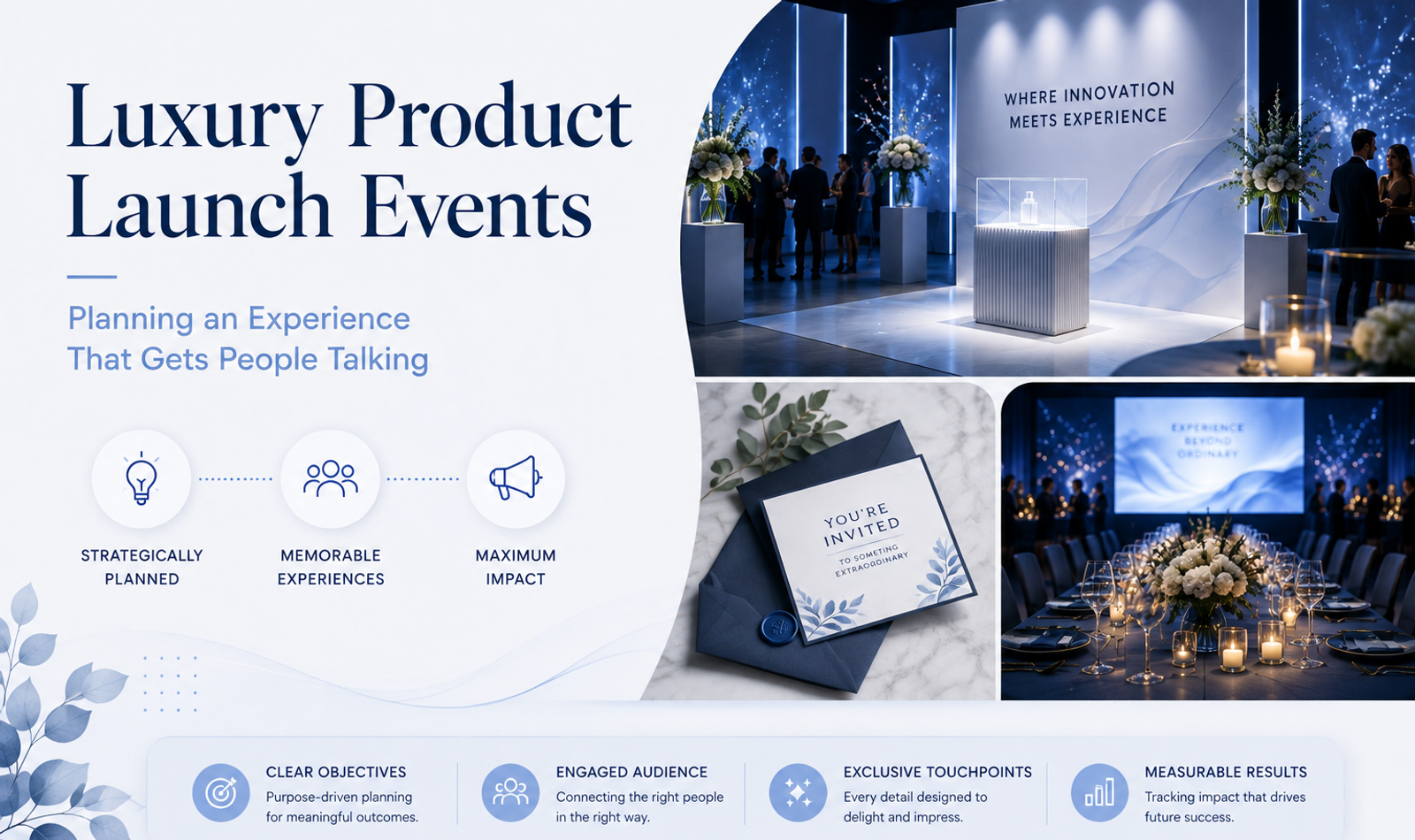 Luxury Product Launch Events: Planning an Experience That Gets People Talking