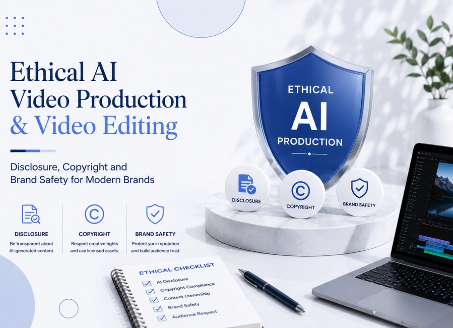 Ethical AI Video Production & Video Editing: Disclosure, Copyright and Brand Safety for Modern Brands