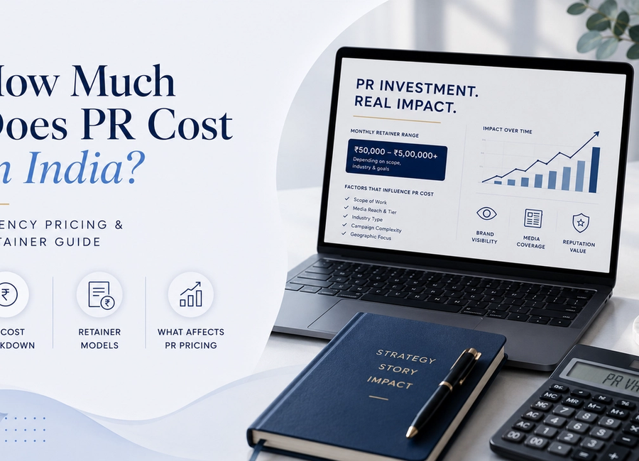 PR agency pricing and retainer costs in India for brands and businesses