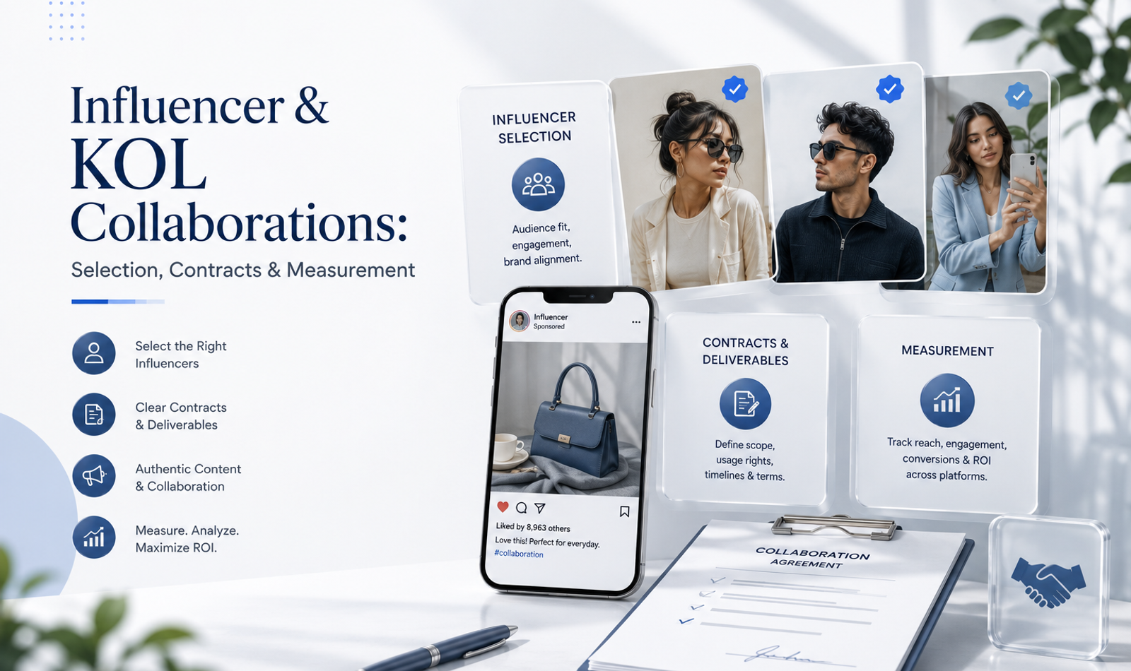 Influencer & KOL Collaborations: Selection, Contracts & Measurement