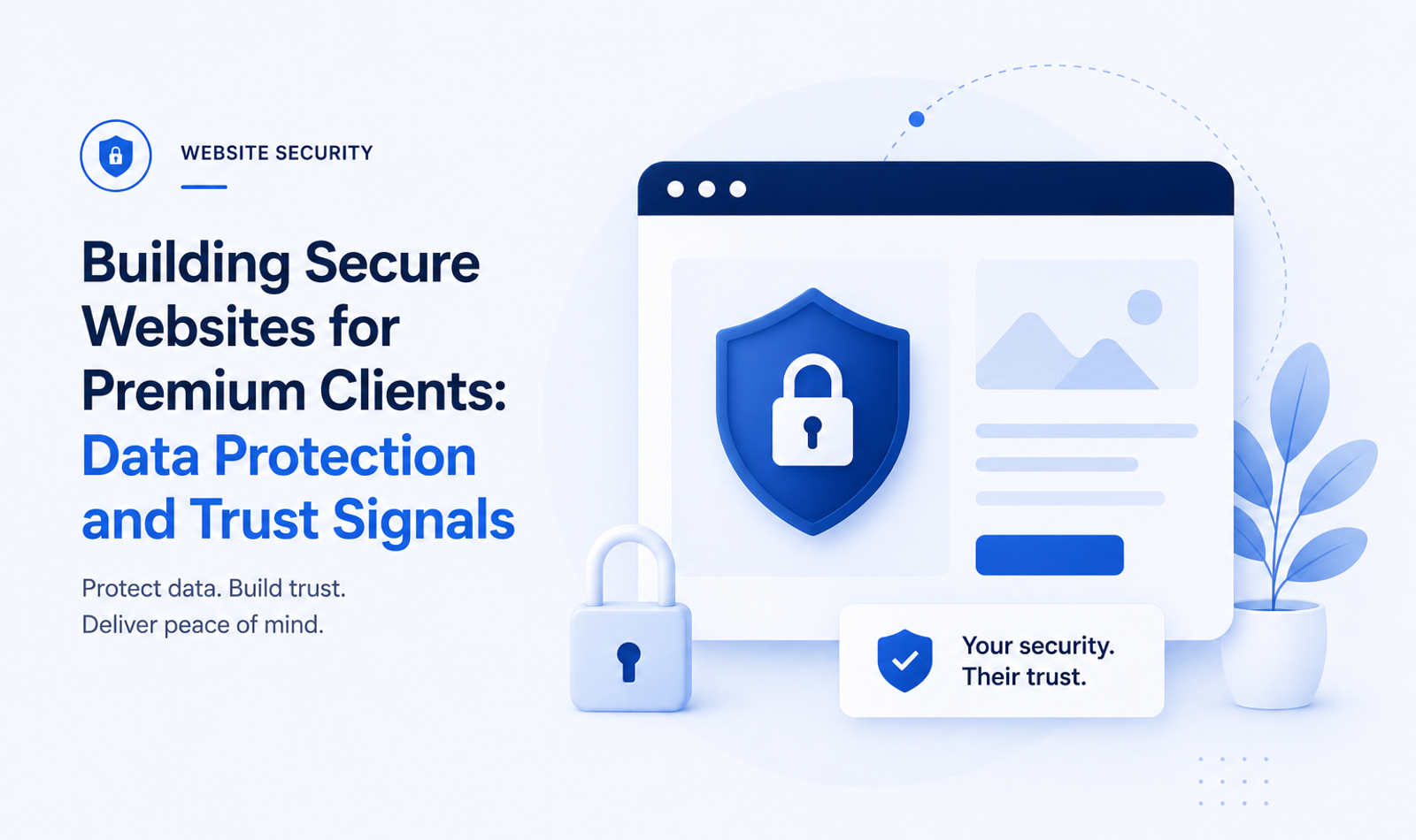 Building Secure Websites for Premium Clients: Data Protection and Trust Signals