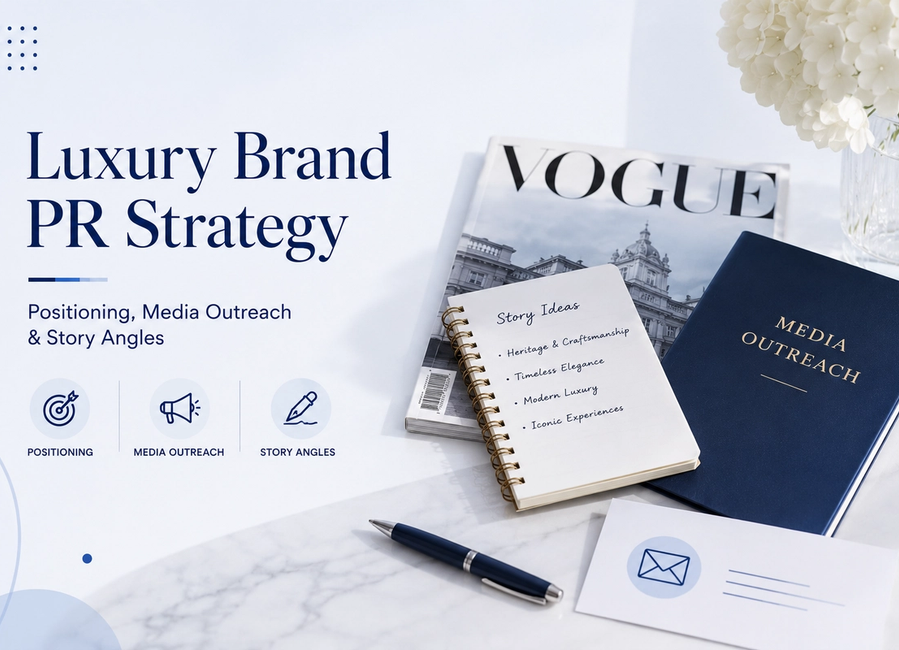 Luxury Brand PR Strategy: Positioning, Media Outreach & Story Angles