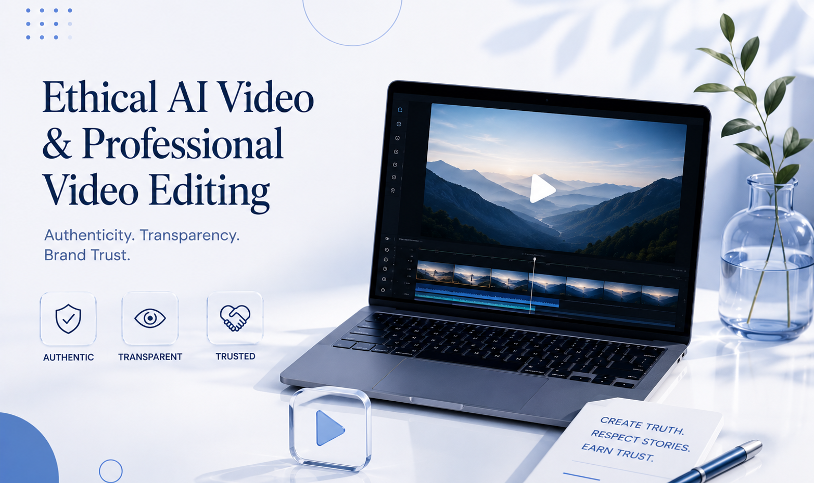 Ethical AI Video & Professional Video Editing in Marketing: Authenticity, Transparency and Brand Trust