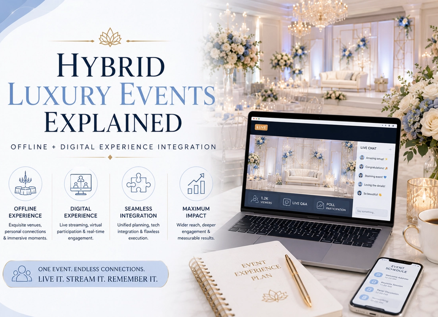Hybrid Luxury Events Explained: Offline + Digital Experience Integration