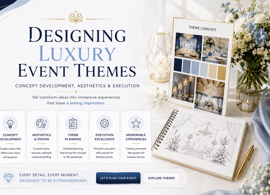 Sustainable luxury event featuring elegant reusable décor, seasonal flowers, warm energy-efficient lighting, natural materials and eco-conscious table styling