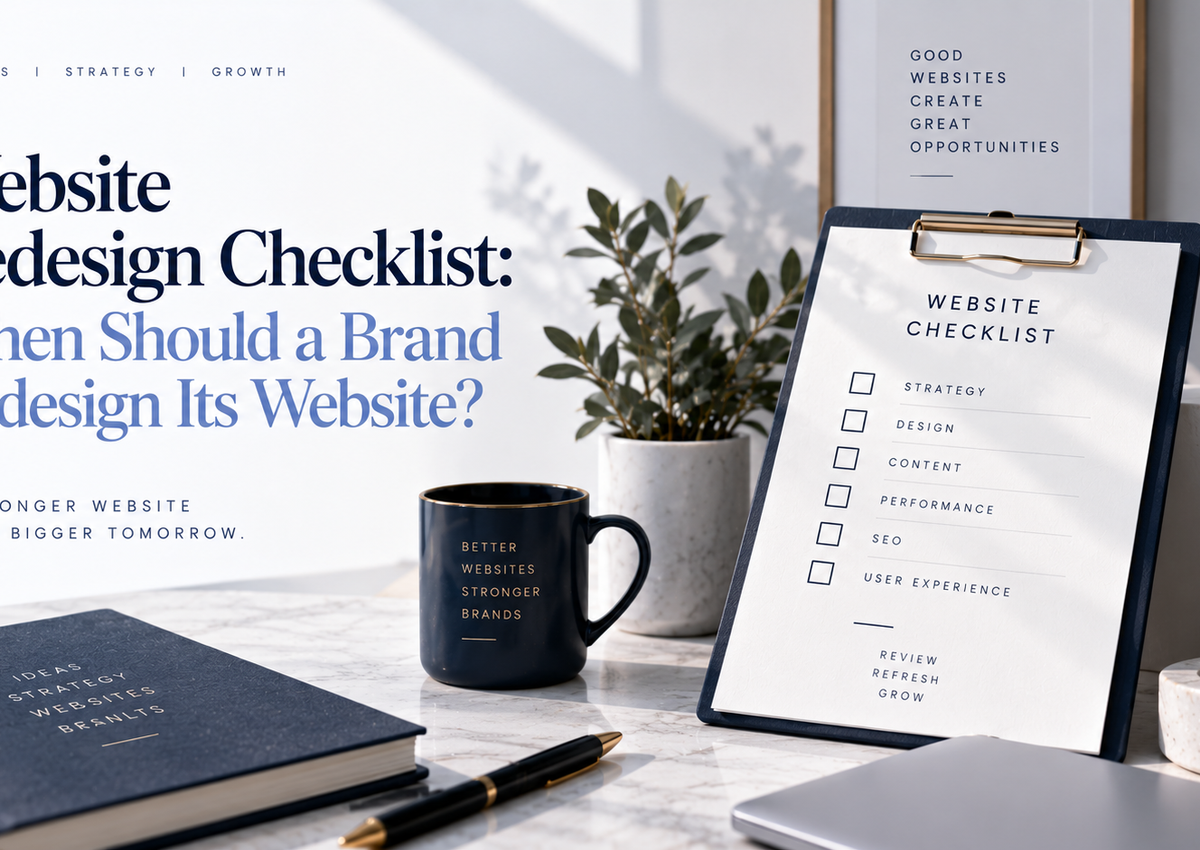 Website Redesign Checklist: When Should a Brand Redesign Its Website?